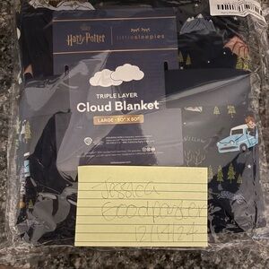 Evening at Hogwarts Harry Potter Little Sleepies Cloud Blanket